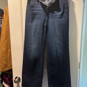 Old Navy Dark Blue Wide Leg Jeans